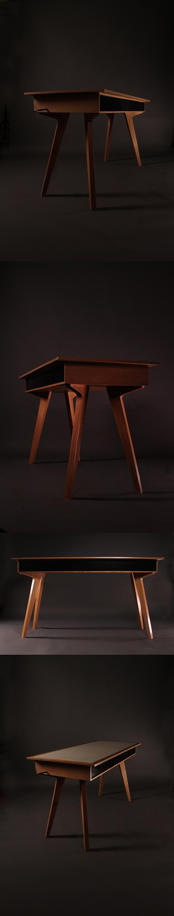 巴内克木木质书桌