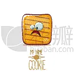 白色,分离着色,性格,饼干,幽默,可爱的,国内著名景点,清新,蛋糕,食品