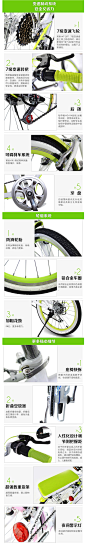 上海永久折叠车女式自行车7级变速20寸淑女儿童车快装通勤自行车-tmall.com天猫