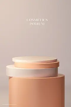 首饰饰品化妆品橱窗展台海报PSD合成背景：