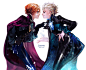 pixiv , by seensuho id=1319785   
 frozen  brother