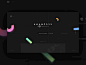 Design with shapes – Muzli -Design Inspiration : via Muzli