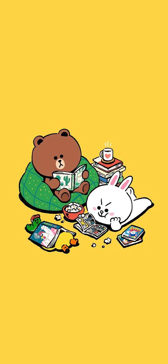 linefriends 布朗熊 可妮兔 ...