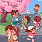 벚꽃이 날리면 모두 기분이 조크든요 
When cherry blossoms bloom, everyone feels better
.
.
#벚꽃축제 #벚꽃명소 #인생샷 #일러스트 #cherryblossom #cuteness #さくら #carrygrow