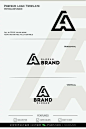 字母A LOGO设计标志品牌设计作品欣赏 (4)