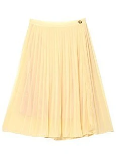 日本原单，糖果色百褶雪纺裙，黄色与粉色。非常个性，侧面分开，并不是以往的裙款，有点像围裙的款式，却又不会走光，推荐。 仅售:64元