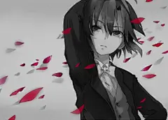 美好的二次元少年主题插画作品