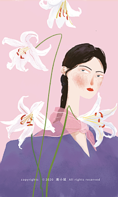 鹿小姐D采集到鹿小姐的插画