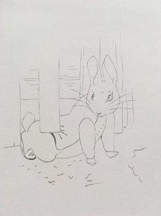 手绘彼得兔
