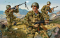 mountains, figure, equipment, machine gun, troops, Afghanistan, machines, Soviet, airborne