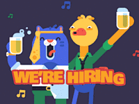 We're hiring!