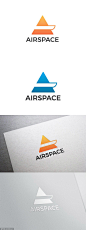 创意字母Logo模板系列之字母A Airspace Letter A Logo