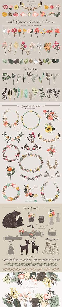 Woodland Florals Thi...