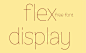 Flex Display,Total Recall #5: 45+ Great Web and Icon Fonts of 2013