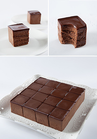 枫树林蛋糕切块香浓巧克力http://w...