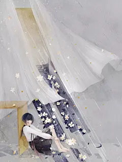 今晚开课！画出最空灵、细腻、温暖的插画，手绘+SAI「治愈系」暖心插画10节课！ : 3月18日周三开课！