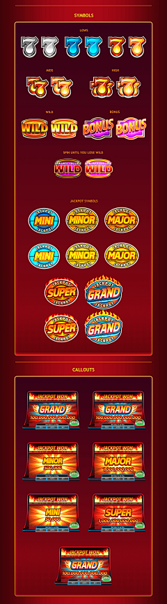 SLOT图标字母666-花瓣网|陪你做生活的设计师 | Game Assets , narasimhamurthy banda