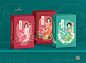 红糖姜茶、玫瑰花茶等茶系列包装插画设计-古田路9号-品牌创意/版权保护平台