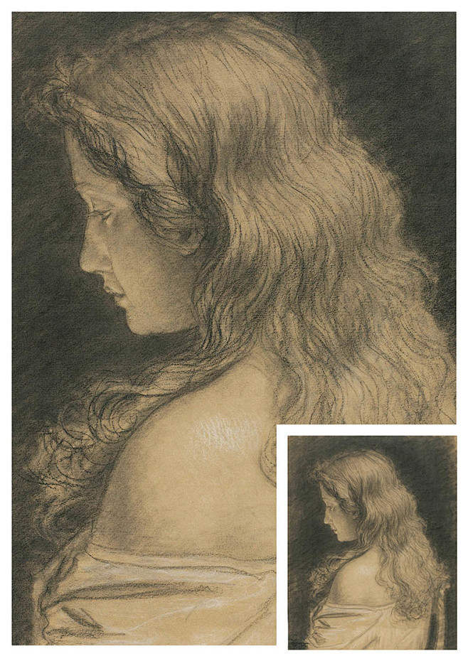 千年回响素描肖像西方大师经典作品素描人物...