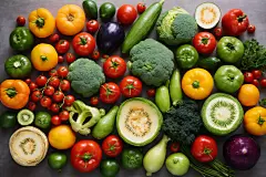 有机蔬菜包菜摄影图