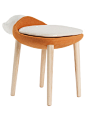 【有所的设计】狐狸化妆椅极有家原创北欧风格家具小户型梳妆凳椅-淘宝网