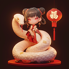 笑漏牙龈子采集到过蛇年