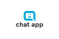 Logo for Chat App : ogo Template Features :100% Vector FilesEditableResizableBlack and White color version includedCMYK Color 300 PPI