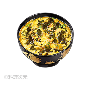 紫菜蛋花汤食物图png