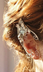 【精灵耳饰】俄罗斯设计师Софья Павлова的手工耳饰作品，件件都很美貌，抓人眼球 （全部20余件耳饰图：O网页链接 ）