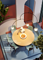北欧设计师餐厅吊灯创意个性简约服装店客厅卧室吧台拱形线条灯饰-tmall.com天猫