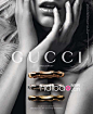 古琦 (Gucci) 2011春夏高级珠宝首饰系列广告大片，黑白光影中流转的别致奢华！