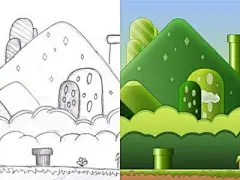 Super Mario Bros壁纸设计 | UI设计-专业探讨ui设计_手机ui设计_手机界面设计_ui界面设计_页设计_ui界面设计欣赏_游戏ui设计_交互设计