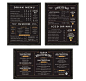 Balzac's Coffee Roasters menu boards: 