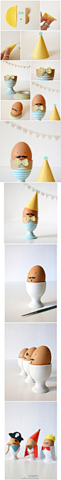 手工  创意有趣的鸡蛋造型设计