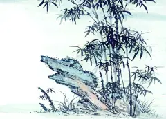 古树奇石-中国国画-中国国画,古树奇石