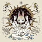日本Hasuimo非常卡哇伊的宗教插画 – LAKAE-奇趣，美好，艺术，创意