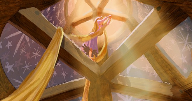 【Tangled】魔发奇缘的概念艺术设定...