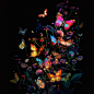 suyunkai_Colorful_butterflies_flutter_among_the_flowers_Black_b_5 (1)
