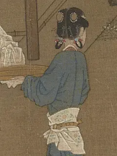 南宋仕女-《宫女图》DAY 3_5_松间月艺术欣赏_来自小红书网页版