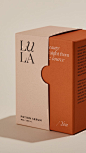 Sustainable packaging and brand identity for Lula, a luxury clean beauty brand.