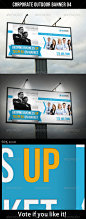 Corporate Outdoor Banner 04 - Signage Print Templates