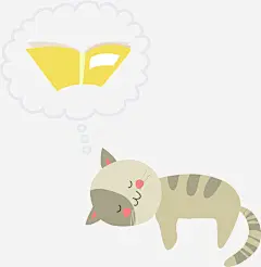 卡通猫咪手绘装饰图案高清素材 北欧 免费下载 页面网页 平面电商 创意素材 png素材