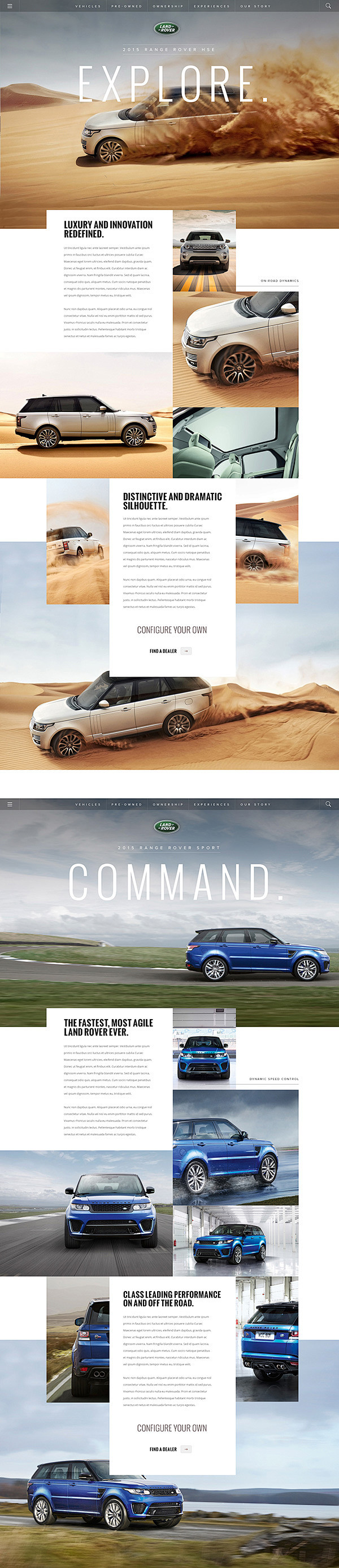 LandRover.com on Beh...