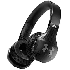 JBL UA TRAIN 安德玛联名罩耳式无线蓝牙运动耳机+自由通话音乐手机跑步健身运动头戴式耳机耳麦 灰色LOGO版