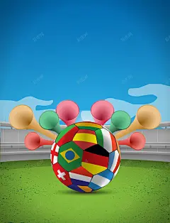 世界足球竞技足球赛矢量海报背景 足球社团创意海报 足球竞技 足球赛 背景 设计图片 免费下载 页面网页 平面电商 创意素材