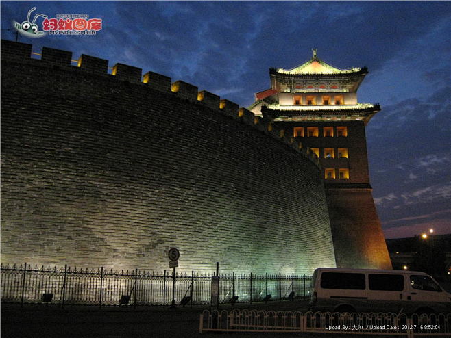 陕西明城墙摄影图片素材