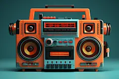 家电怀旧收音机录音机模型
