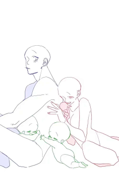 Peace✿Buster采集到绘画人体