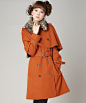 日本代购CORTESWORKS羊毛长款女风衣蝙蝠外套毛领预约直发包邮 原创 设计 新款 2013 正品