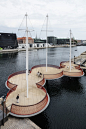 Olafur Eliasson, Cirkelbroen (The circle bridge), 2015. Christianshavns Kanal, Copenhagen. Photo: Anders Sune Berg. A gift from Nordea-fonden to the city of Copenhagen.